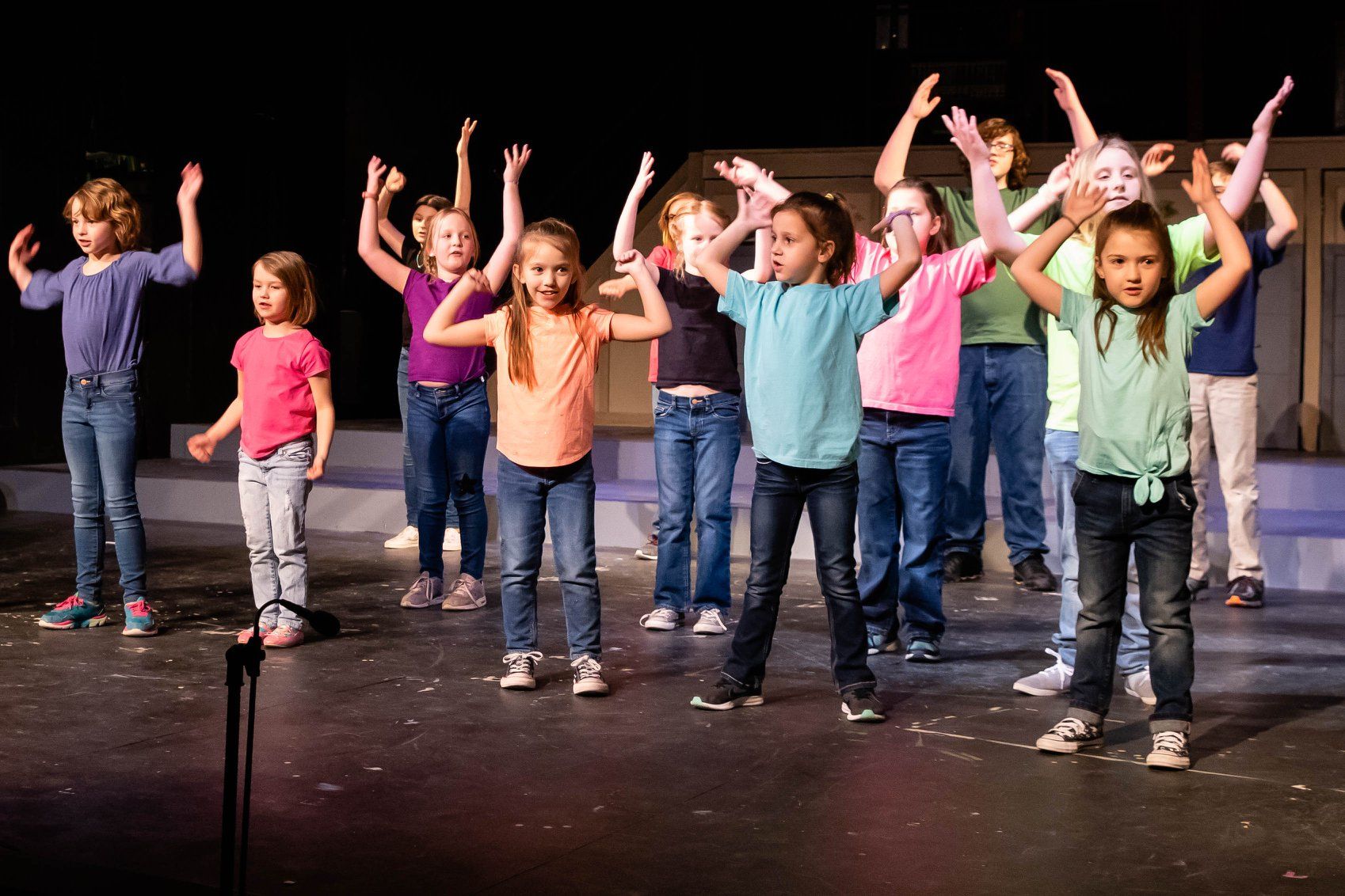 Kids perform as part of CMH Kids Cast